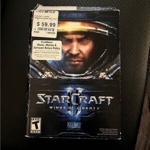 StarCraft II: Wings of Liberty PC Game - Black and Blue